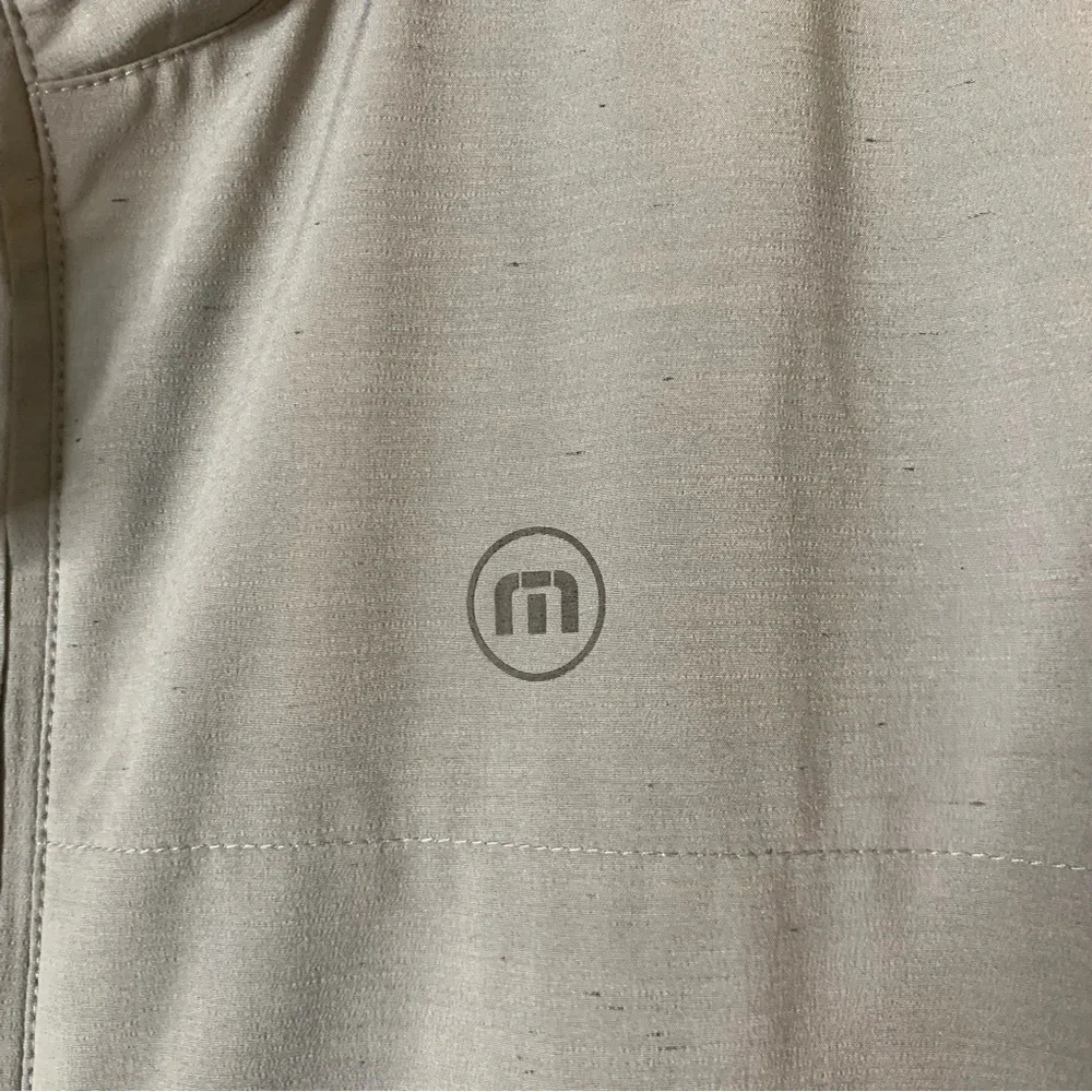 Travis Mathew Mens Heater full zip Golf vest in quiet shade gray XXXL NWT